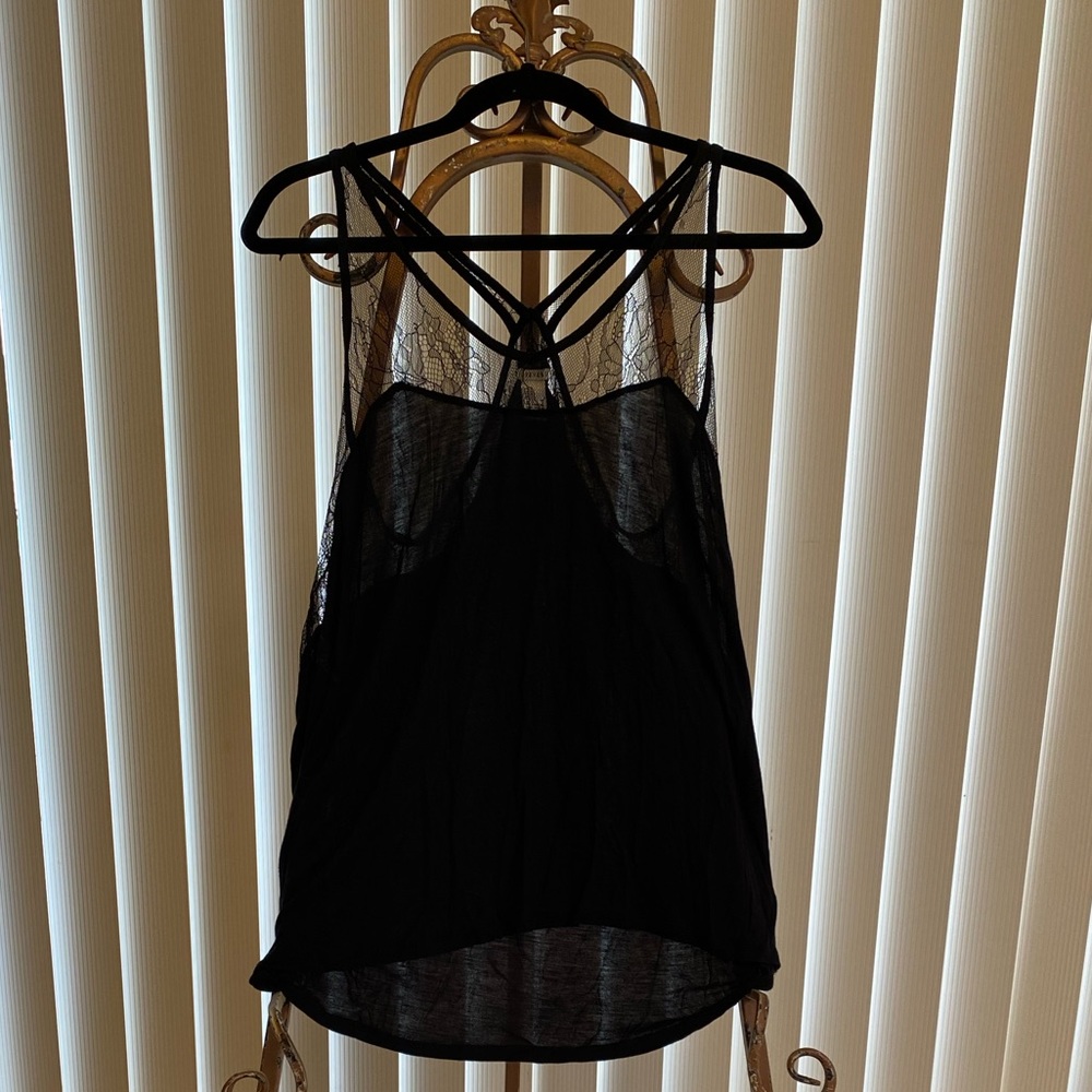 Black Lace Cami Top